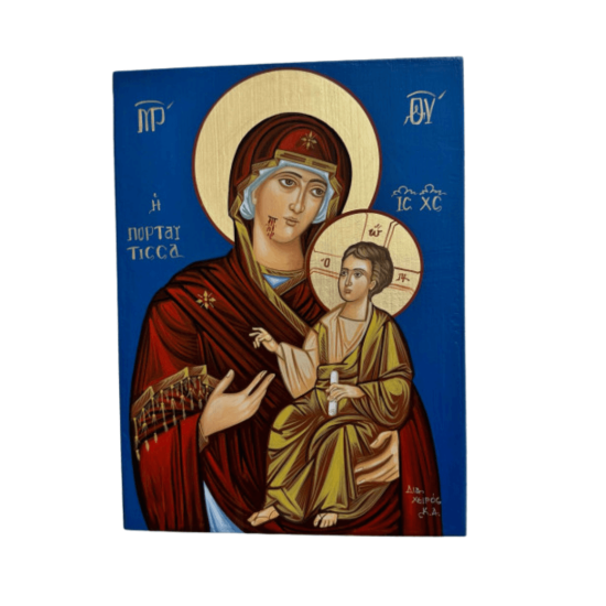 HAGIOGRAPHY PANAGIA PORTAITISSA 20X26 HAGIOGRAPHY PANAGIA PORTAITISSA 20X26