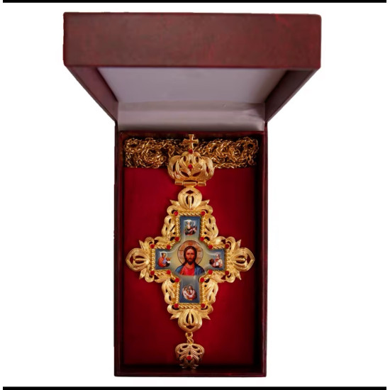 ΕΠΙΣΤΗΘΙΟΣ ΣΤΑΥΡΟΣ ΜΕ ΠΕΤΡΑΔΙΑ ΚΑΙ ΑΛΥΣΙΔΑ