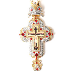 ΕΠΙΣΤΗΘΙΟΣ ΣΤΑΥΡΟΣ ΜΕ ΑΛΥΣΙΔΑ ΚΑΙ ΠΟΛΥΤΙΜΕΣ ΠΕΤΡΕΣ