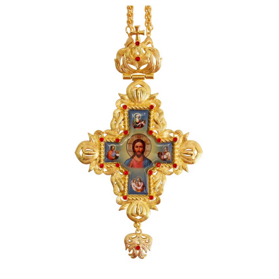 ΕΠΙΣΤΗΘΙΟΣ ΣΤΑΥΡΟΣ ΜΕ ΠΕΤΡΑΔΙΑ ΚΑΙ ΑΛΥΣΙΔΑ