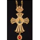 CROSS FOR THE CHEST WITH PRECIOUS STONES CROSS FOR THE CHEST WITH PRECIOUS STONES