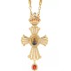 CROSS FOR THE CHEST WITH PRECIOUS STONES CROSS FOR THE CHEST WITH PRECIOUS STONES