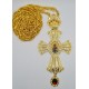 CROSS FOR THE CHEST WITH PRECIOUS STONES CROSS FOR THE CHEST WITH PRECIOUS STONES