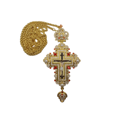 CROSS FOR THE CHEST WITH PRECIOUS STONES  