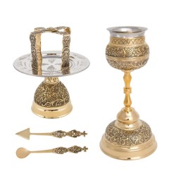 Brass Chalice Set